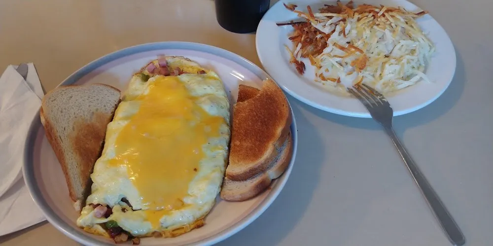 Eggs Hamburger Steak with Toast